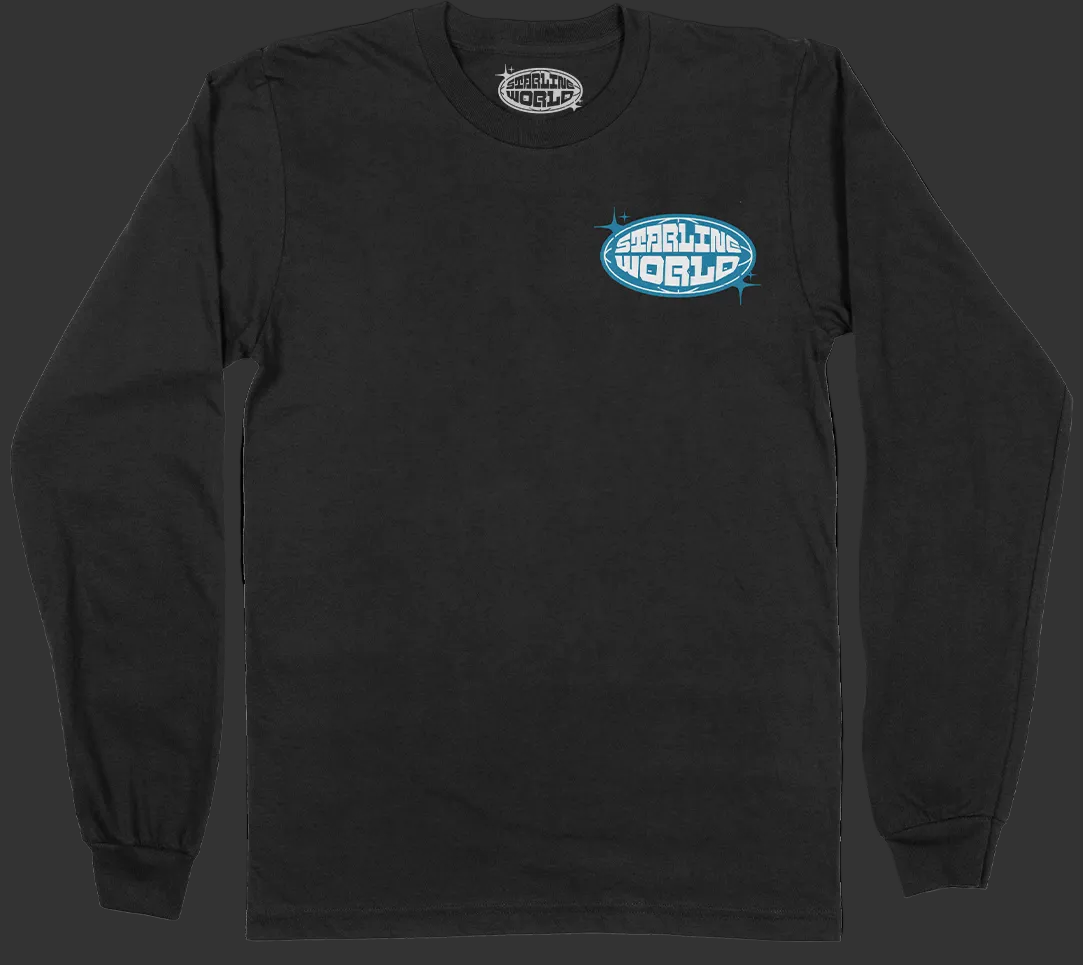 StarlineWorld (Black-Blue) Long Sleeve