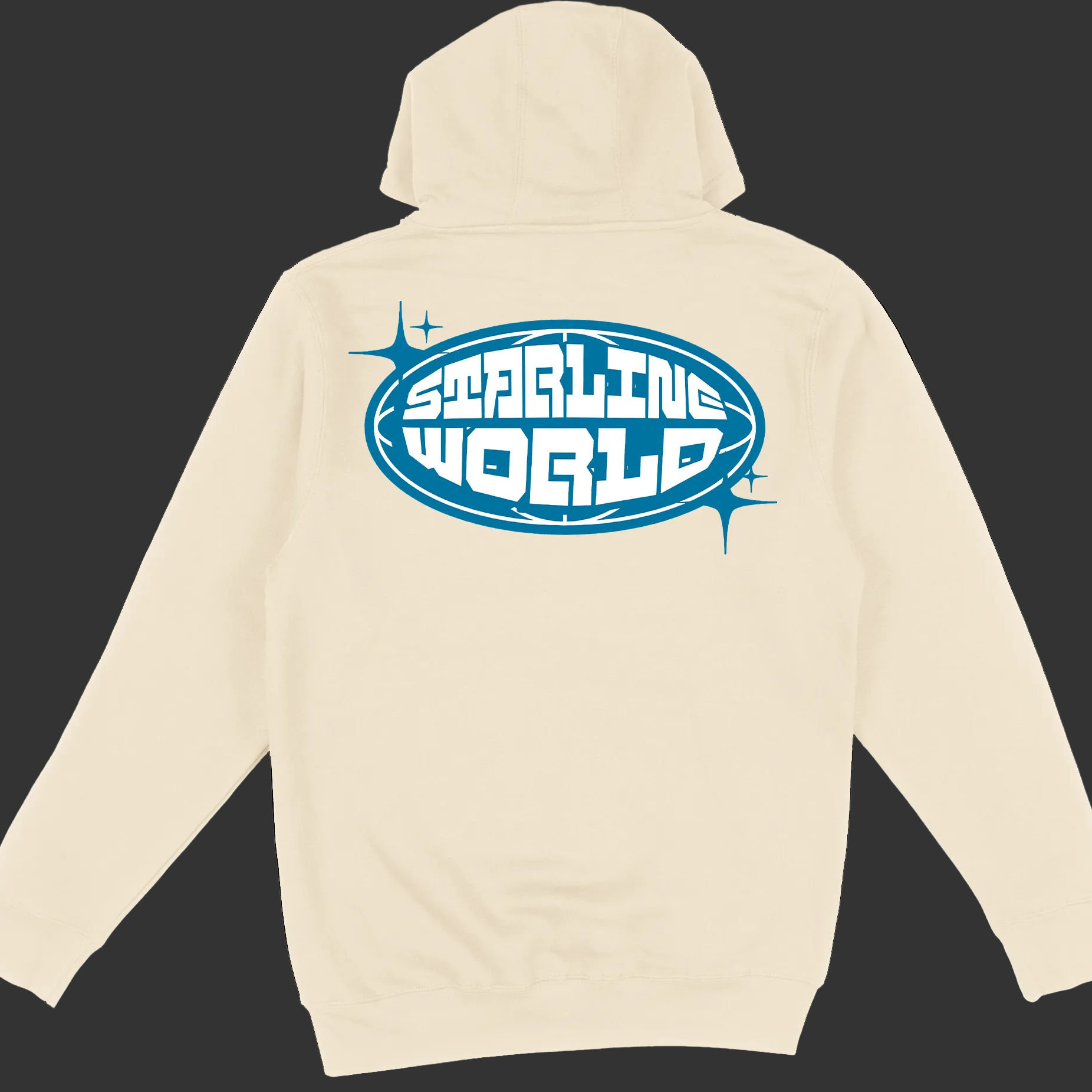 StarlineWorld (Bone-Blue) Hoodie