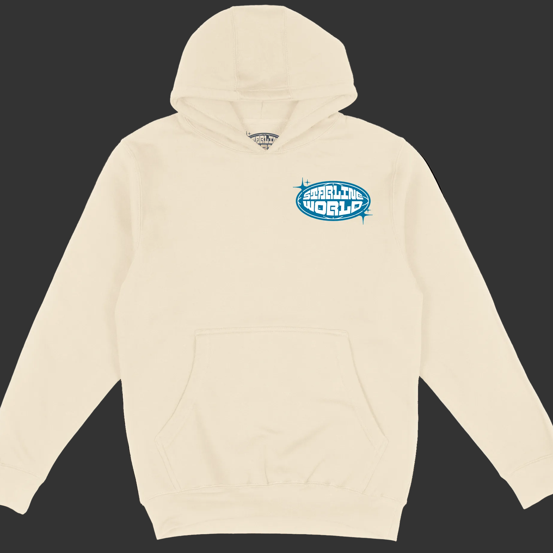 StarlineWorld (Bone-Blue) Hoodie