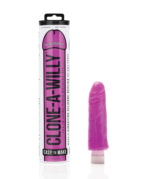 Clone-A-Willy Kit Vibrating Dildo | Neon Purple Dildo | DIY Realistic Dildo | DIY Big Dildo | Large Dildo 😘