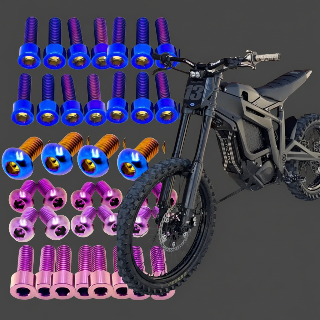 Talaria MX3, MX4, MX5 Titanium Bolt Kit