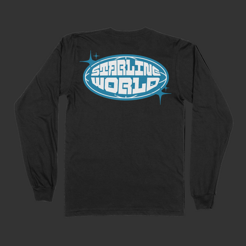 StarlineWorld (Black-Blue) Long Sleeve