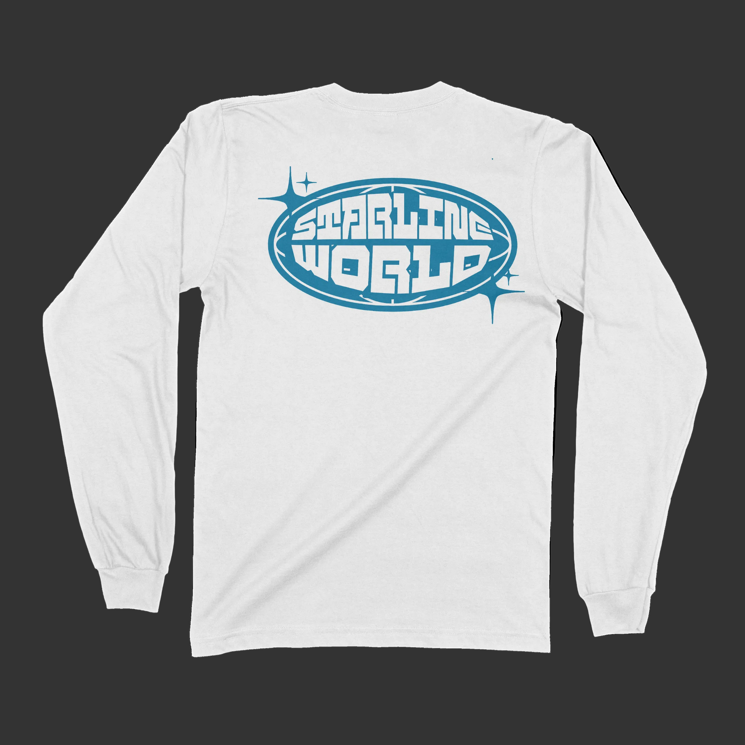 StarlineWorld (White-Blue) Long Sleeve