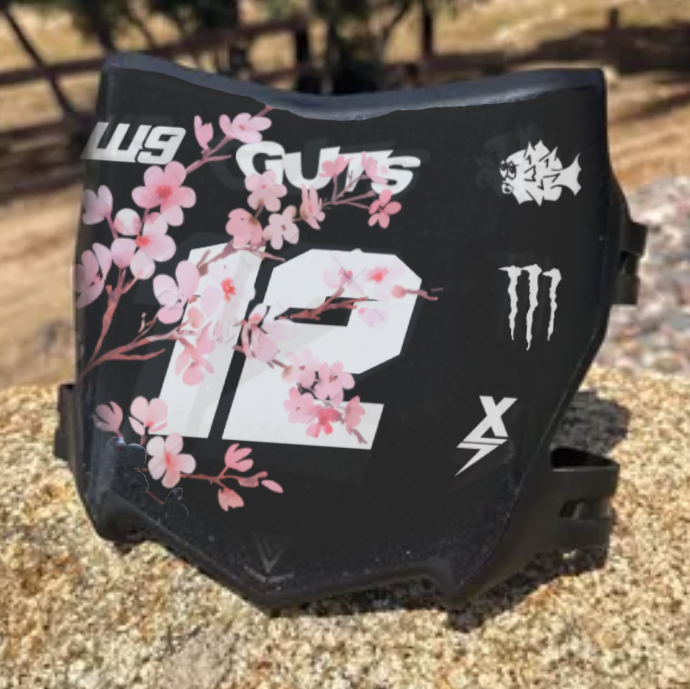 Motocutz Cherry Blossom Front Plate