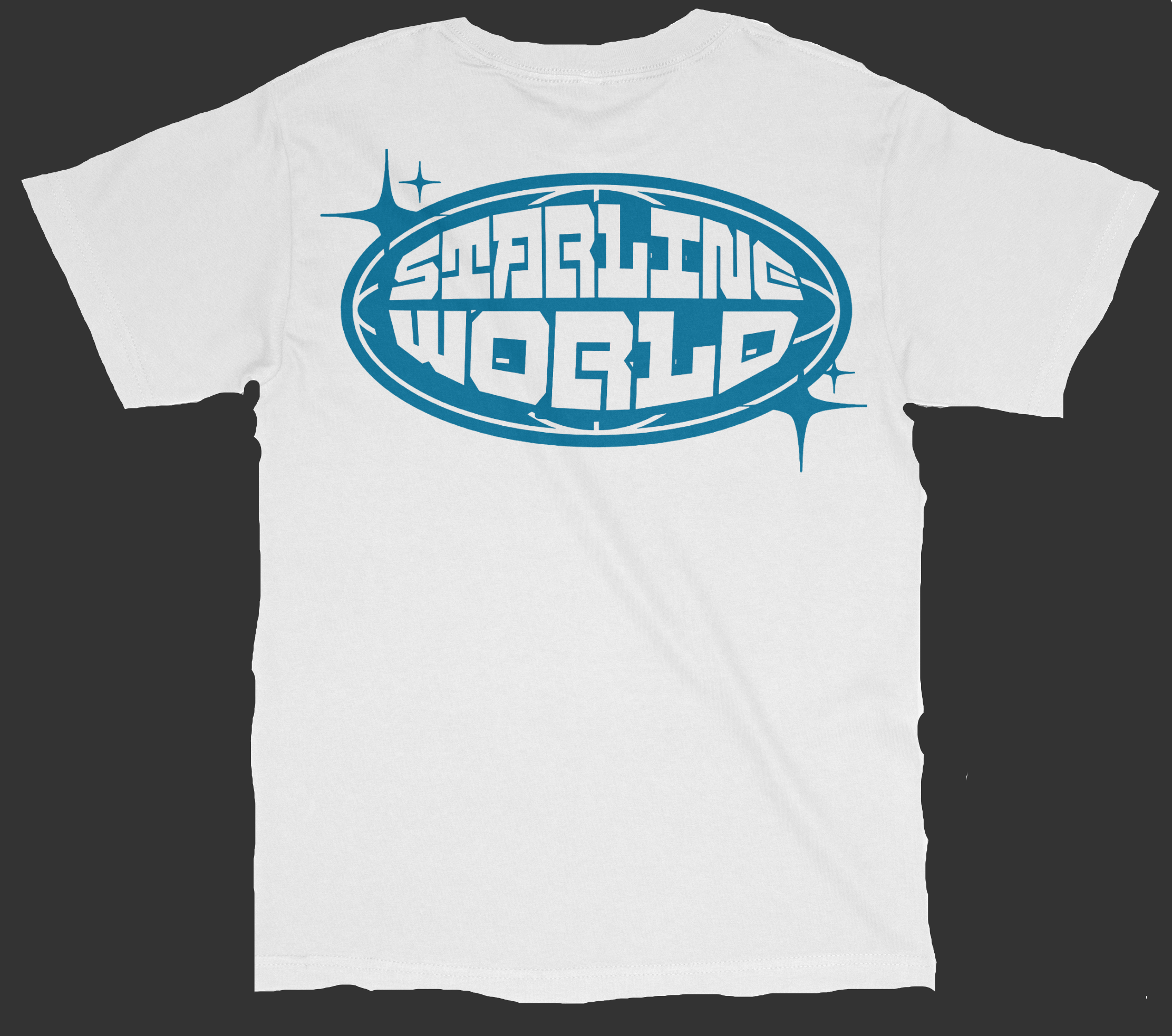 StarlineWorld (White-Blue) Tee