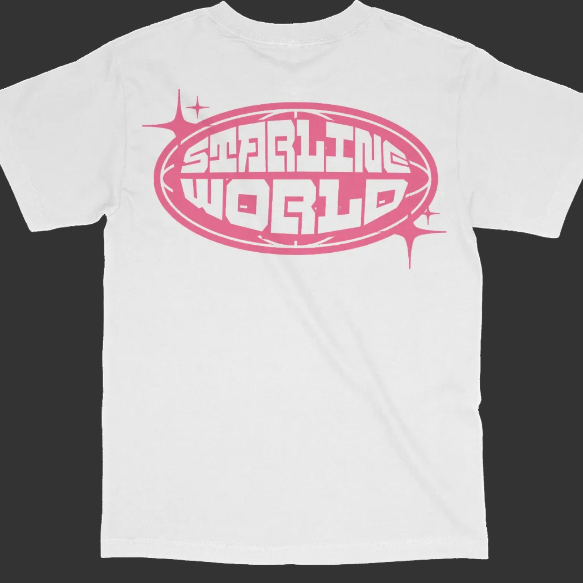 StarlineWorld (White-Pink) Tee