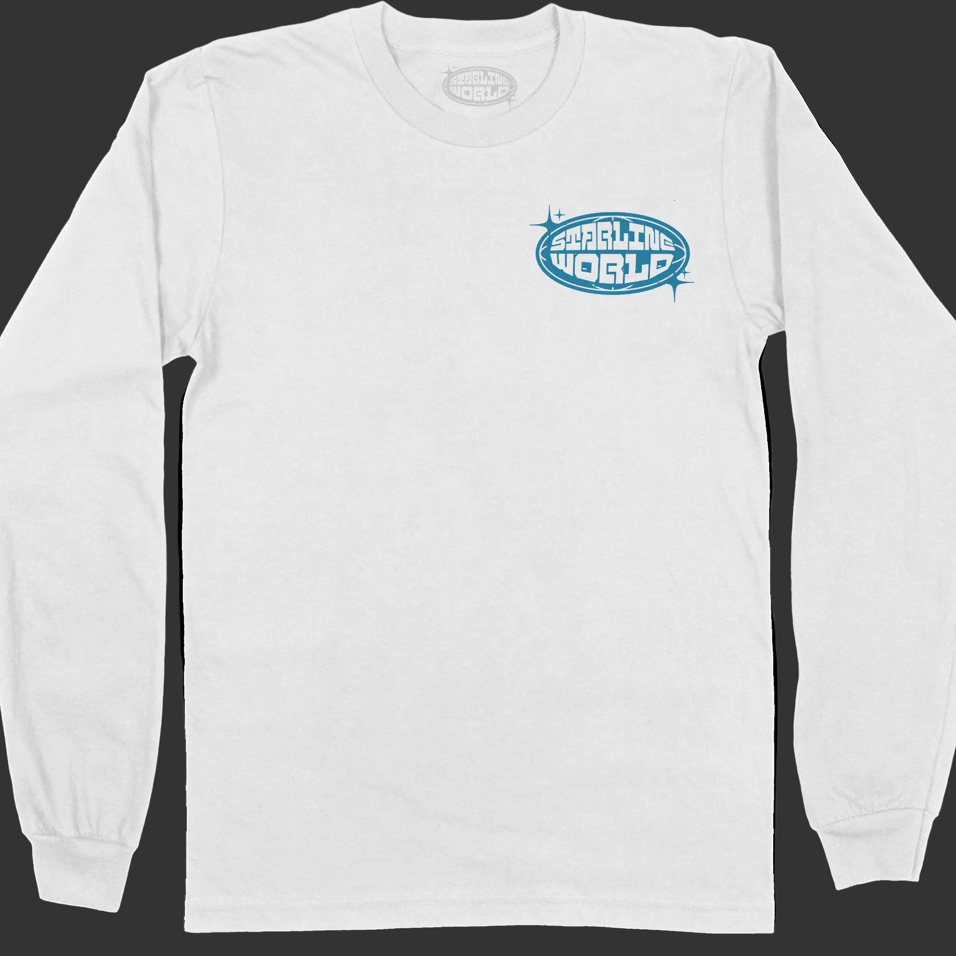 StarlineWorld (White-Blue) Long Sleeve